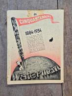 Waterman -1934 -reclamebord, Ophalen of Verzenden, Gebruikt