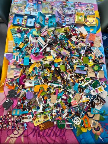 Groot lot LEGO Friends blokken + handleidingen beschikbaar voor biedingen