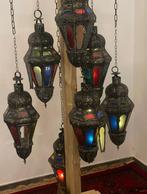Marokkaanse Oosterse lantaarn vintage, Glas, Ophalen of Verzenden