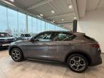 Alfa Romeo Stelvio Navi - Bluetooth - Automaat, Autos, Alfa Romeo, Argent ou Gris, Achat, Euro 6, Noir