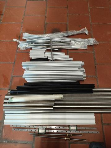 Partij Extrusie profielen 20x20 V-Slot en T-Slot en motors, Bricolage & Construction, Enlèvement, Comme neuf