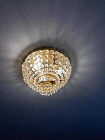 plafondlamp kristal, 2 stuks beschikbaar voor biedingen
