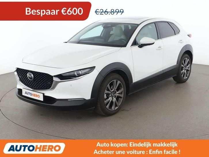 Mazda CX-30 2.0 Skyactiv-X Mild-Hybrid Exclusive-Line AWD, Auto's, Mazda, Te koop, CX-30, 360° camera, 4x4, ABS, Achteruitrijcamera