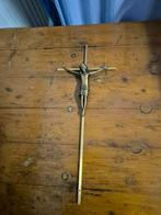 Koperen kruisbeeld, Antiek en Kunst, Ophalen of Verzenden