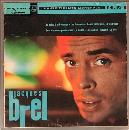Vinyles rare 10 pouces Jacques Brel – N 4 - 1959, CD & DVD, Vinyles | Pop, Utilisé, Avant 1960, 10 pouces, Enlèvement ou Envoi