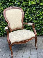 stoel Queen Ann met nieuwe bekleding, Ophalen