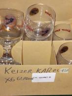 6 bierglazen van keizer karel, Verzamelen, Biermerken, Nieuw, Overige merken, Glas of Glazen, Ophalen of Verzenden