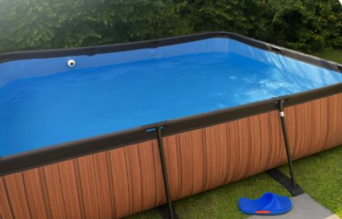 Opbouwzwembad 2x3m & toebehoren, Tuin en Terras, Zwembaden, Gebruikt, Opzetzwembad, Ophalen