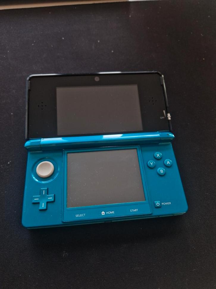 Nintendo 3DS – Aqua Blue – Fully Working, Games en Spelcomputers, Spelcomputers | Nintendo 2DS en 3DS, Gebruikt, 3DS, Blauw, Ophalen of Verzenden
