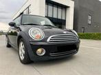 MINI COOPER 1.4 BENZINE VAN 2009 MET AIRCO CARPASS, Auto's, Zwart, 4 cilinders, Zwart, Handgeschakeld