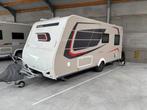 Prachtig  Sterckeman 520CP Evolution in nieuwstaat, Caravans en Kamperen, Caravans, Vast bed, Sterckeman, Rondzit, Luifel