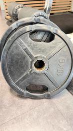 Bumperplates 15kg, Sport en Fitness, Ophalen, Gebruikt, Halterschijven