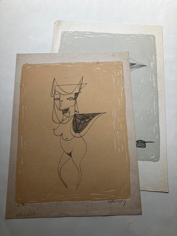 2 litho’s Luc Canon (1918-2001)