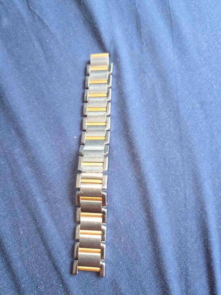 bracelet Cartier tank francaise cassé, Handtassen en Accessoires, Armbanden, Gebruikt, Goud, Goud, Ophalen of Verzenden