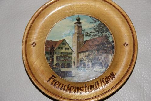 Freudenstadt / Schwarzwald (houten bordje handmade), Huis en Inrichting, Woonaccessoires | Wanddecoraties, Zo goed als nieuw, Ophalen of Verzenden