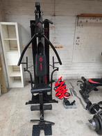 Lot fitness materiaal - bench 192kg - powerstation, Ophalen, Zo goed als nieuw