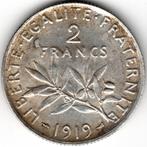 Frankrijk : 2 Francs 1919 Zilver 0.835 KM#845.1 Ref 14858, Postzegels en Munten, Munten | Europa | Niet-Euromunten, Frankrijk
