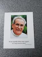 werenfried van straaten, Verzamelen, Bidprentjes en Rouwkaarten, Verzenden, Bidprentje
