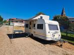 Knaus sudwind 5 persoons caracan met toebehoren., Caravans en Kamperen, Caravans, Particulier, Ladder, Knaus