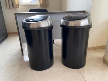 Brabantia touch-bin vuilnisemmers 50 liter beschikbaar voor biedingen
