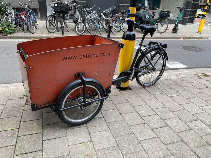 Babboe big - moet nu weg, Fietsen en Brommers, Fietsen | Bakfietsen, Gebruikt, Overige merken, 4 kinderen of meer, Ophalen