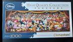 Puzzel Clementoni Disney 1000 stuks panorama, Ophalen of Verzenden, Zo goed als nieuw
