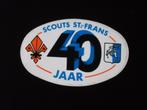 Autocollant Scouts St.-Frans 40 ans, Collections, Autres types, Enlèvement ou Envoi, Neuf