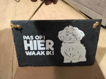 Waakbord Maltezer 15 X 25 Cm Leisteen Zwart beschikbaar voor biedingen