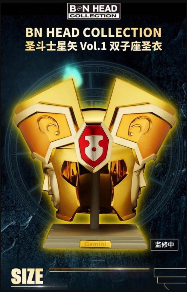 Saint Seiya BN Head Collection Gemini Licensed PVC Bandai, Verzamelen, Beelden en Beeldjes, Nieuw, Fantasy, Ophalen