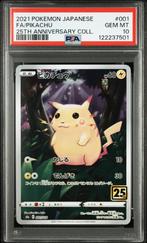 Pikachu PSA 10 001/028 Japanese 25th Anniversary Collection, Hobby en Vrije tijd, Verzamelkaartspellen | Pokémon, Verzenden, Zo goed als nieuw