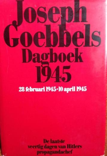 Joseph Goebbels Dagboek 1945 beschikbaar voor biedingen