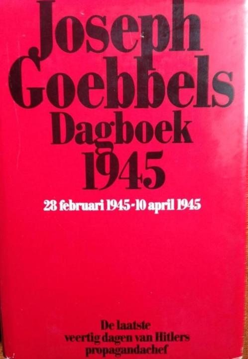Joseph Goebbels Dagboek 1945, Boeken, Oorlog en Militair, Gelezen, Algemeen, Tweede Wereldoorlog, Ophalen of Verzenden