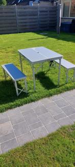 COMPACTE PICKNICK SET IN KOFFER 4 PERSONEN, Ophalen, Zo goed als nieuw
