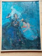 HARLEKIJN - olieverfschilderij op doek - Irène Bataille, Ophalen of Verzenden