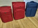 1 kleine en 2 middelgrote koffers op wiel., Handtassen en Accessoires, Tassen | Reistassen en Weekendtassen, Ophalen of Verzenden