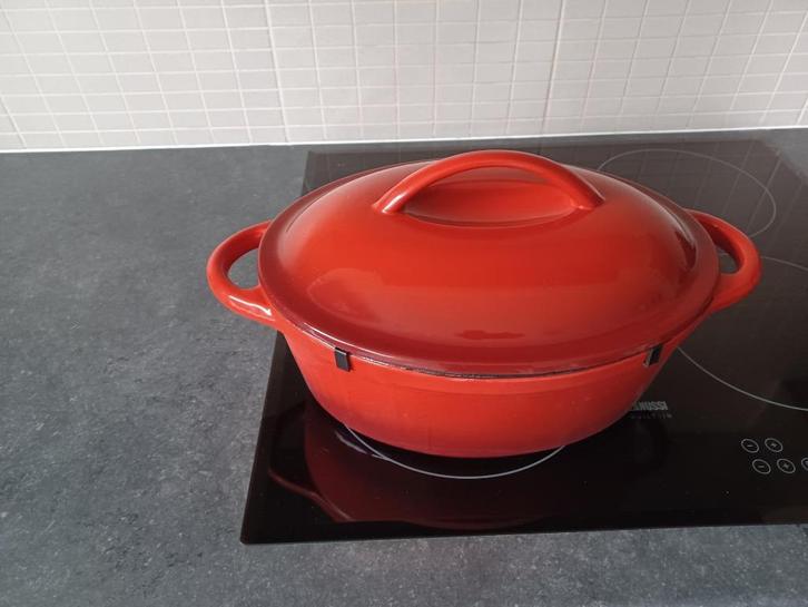 Gietijzeren Braadslede Ernesto 4L Professionele, Huis en Inrichting, Keuken | Potten en Pannen, Nieuw, Kookpan of Snelkookpan