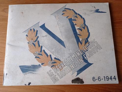De landing in Europa (vintage) - L'Abeille - Trefin, Verzamelen, Militaria | Tweede Wereldoorlog, Boek of Tijdschrift, Ophalen