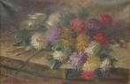Jozef Willems (1845-1910): Bloemenstilleven (O/D, 117x87cm), Ophalen