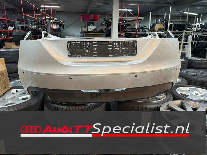 Gebruikte achterbumper zilvergrijs met PDC  LY7W Audi TT MK2, Auto-onderdelen, Carrosserie, Bumper, Audi, Achter, Gebruikt, Herkomst onderdeel bekend