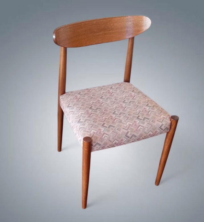 8xChaises Vintage Oswald Vermaercke V-form 1960's, Maison & Meubles, Accessoires pour la Maison | Autre, Enlèvement