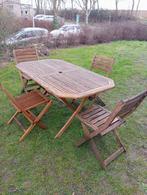 Table en teck massif sans chaises, Enlèvement ou Envoi