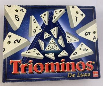 Triominos de Luxe Deluxe spel gezelschapsspel compleet