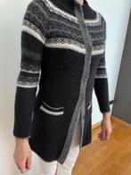 Cardigan in wol, kleur zw/w, mt 36, Kleding | Dames, Lucky Lu, Ophalen of Verzenden, Zo goed als nieuw, Maat 36 (S)