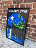 Vintage originele prent Leuven De Blauwe Schuit, Ophalen