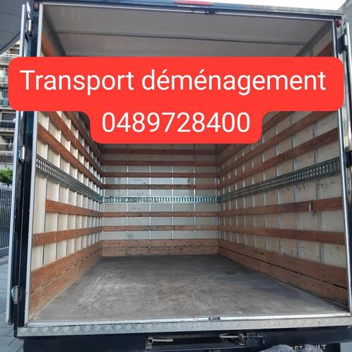 0489728400 Transport déménagement camionnette livraison, Diensten en Vakmensen, Verhuizers en Opslag