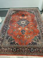 Prachtig handgeknoopt tapijt / Sarough India, Gebruikt, Ophalen