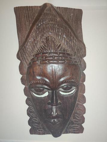 vintage afrikaans tribal masker  beschikbaar voor biedingen