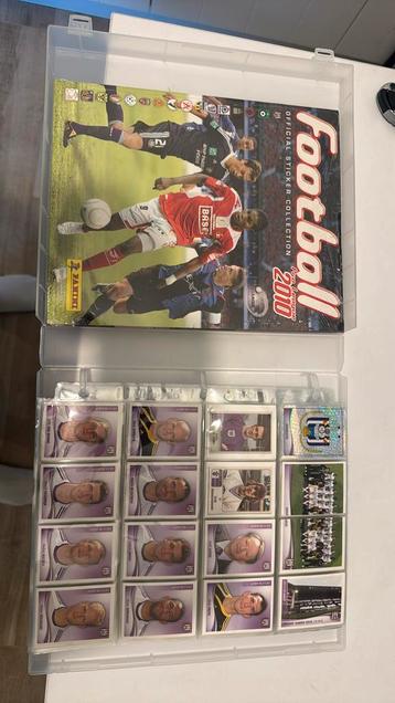 Panini football belgium 2010 complete set en leeg album beschikbaar voor biedingen