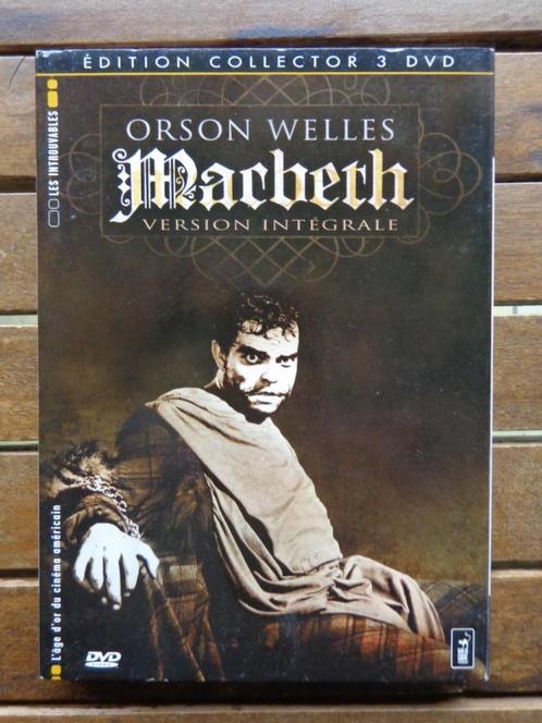 )))  Macbeth  // Orson Welles //  Collector 3 DVD  (((, Cd's en Dvd's, Dvd's | Drama, Zo goed als nieuw, Drama, Alle leeftijden