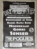 Poster Rock Vlaanderen 2002 Gent Gorki Senser, Comme neuf, Enlèvement ou Envoi